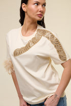T-Shirt Beige Gioiello - 22 Spazio Boutique