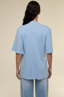 T-Shirt Azzurra Gioiello - 22 Spazio Boutique