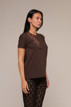 T-Shirt Marrone Egypt - 22 Spazio Boutique