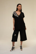 T-Shirt Vanya Nera - 22 Spazio Boutique