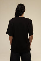T-Shirt Nera Gioiello - 22 Spazio Boutique