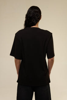 T-Shirt Nera Gioiello - 22 Spazio Boutique