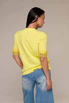 T-Shirt Gialla Lace