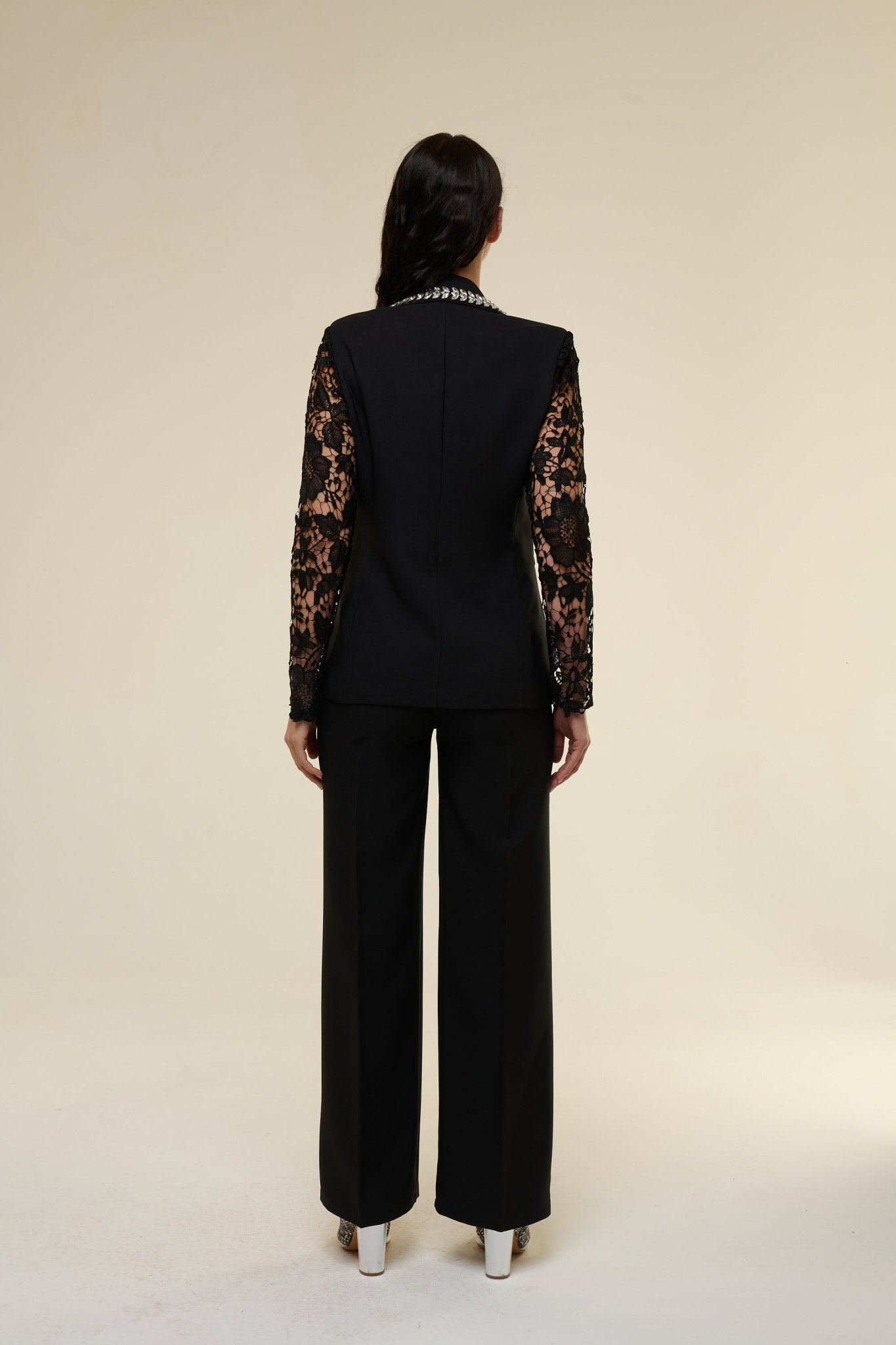 Tailleur Lace Nero - 22 Spazio Boutique
