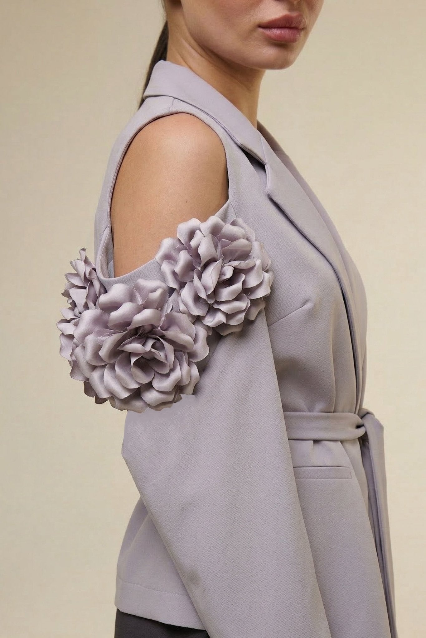 Tailleur Over Rose Grigio - 22 Spazio Boutique