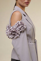 Tailleur Over Rose Grigio - 22 Spazio Boutique