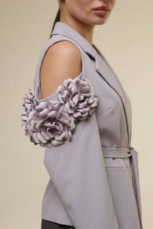 Tailleur Over Rose Grigio - 22 Spazio Boutique