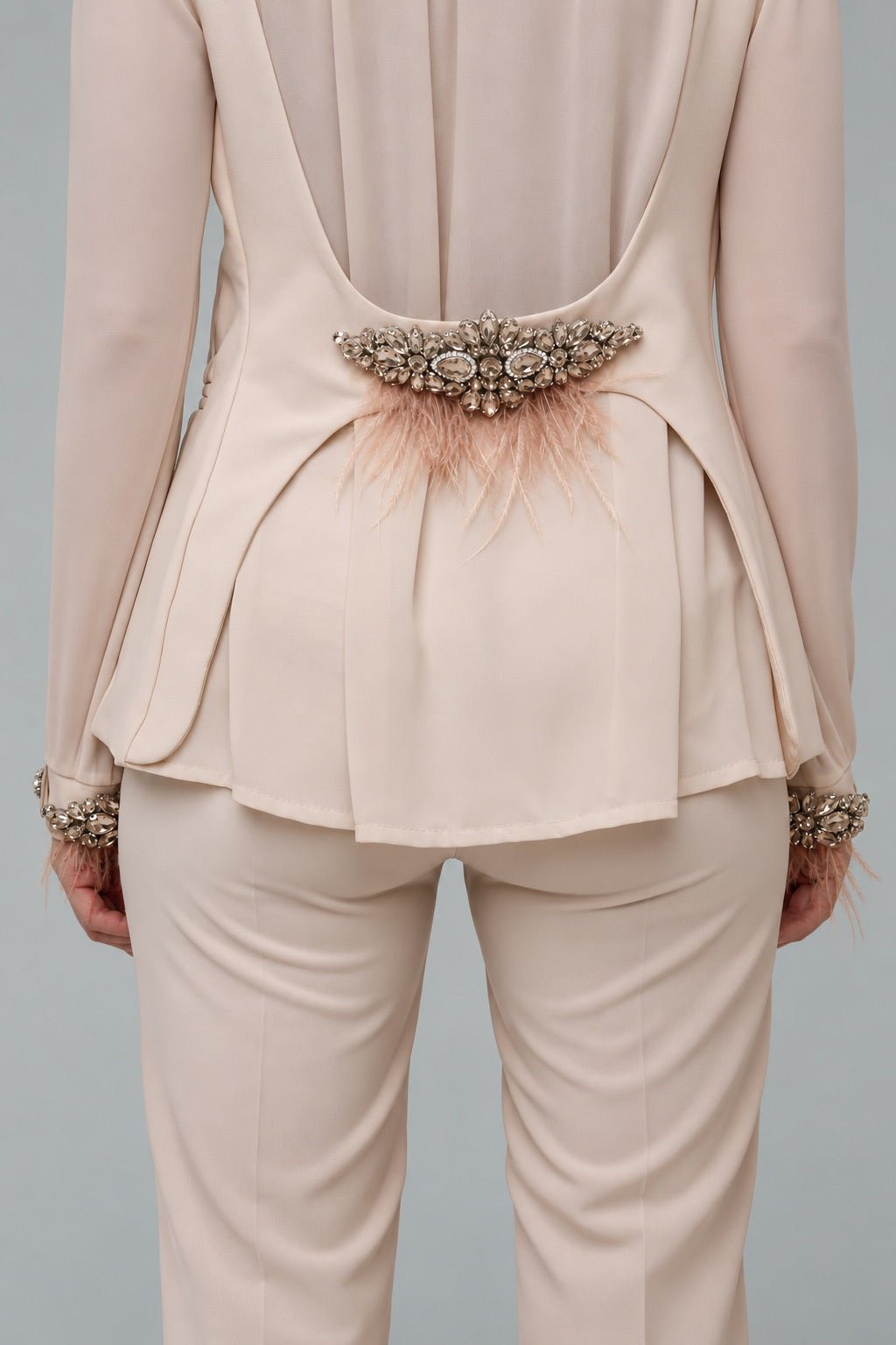 Tailleur Chiffon Beige - spazio ventidue