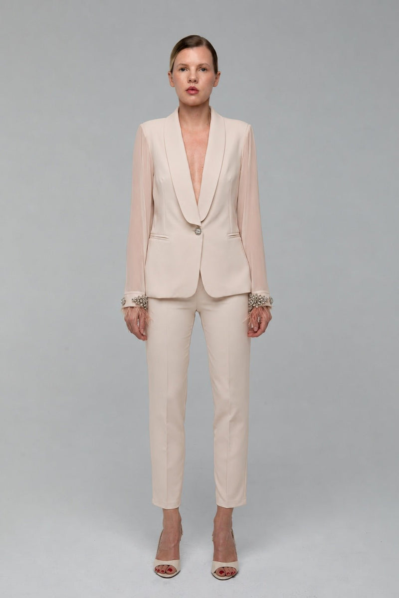 Tailleur Chiffon Beige - spazio ventidue