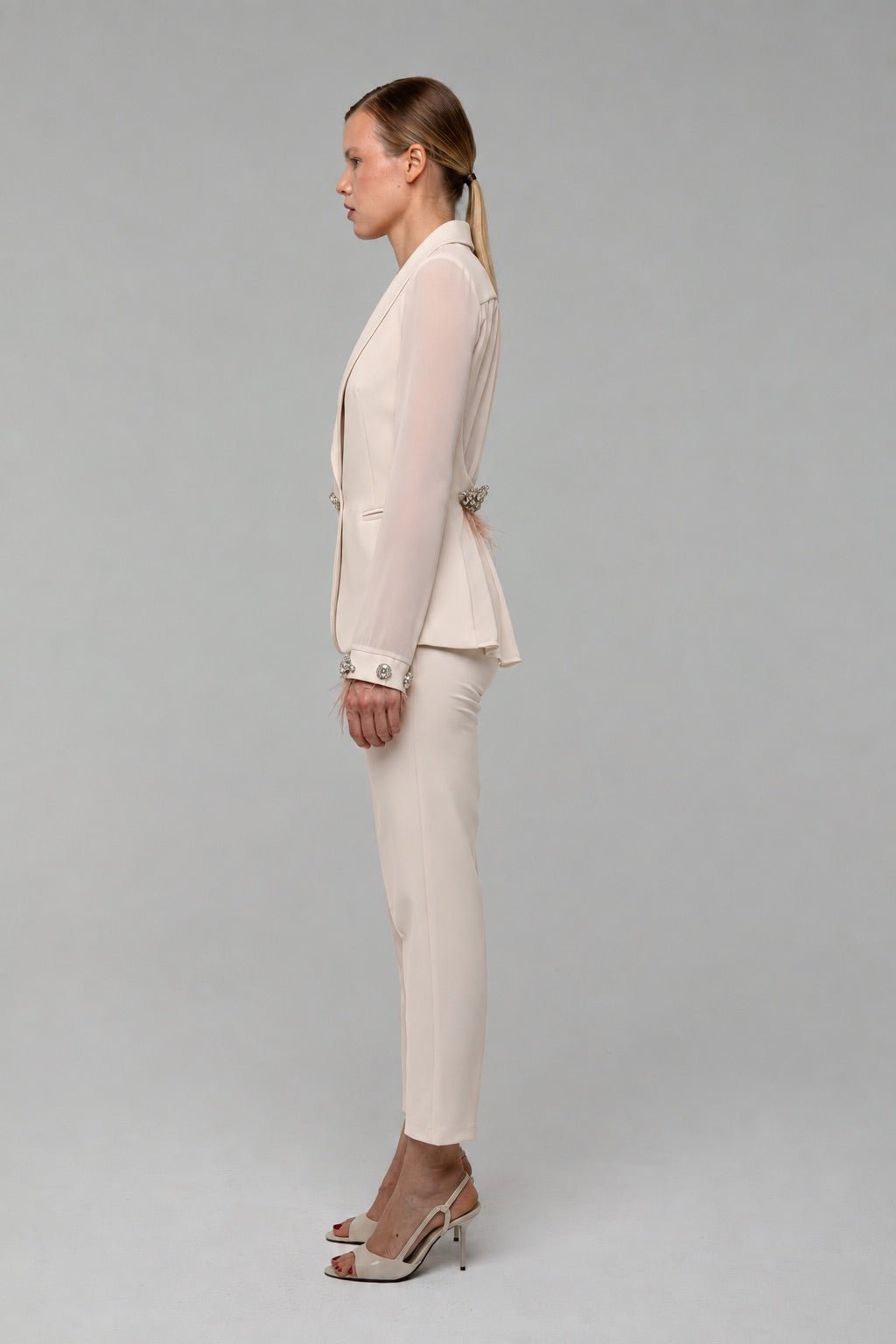 Tailleur Chiffon Beige - spazio ventidue