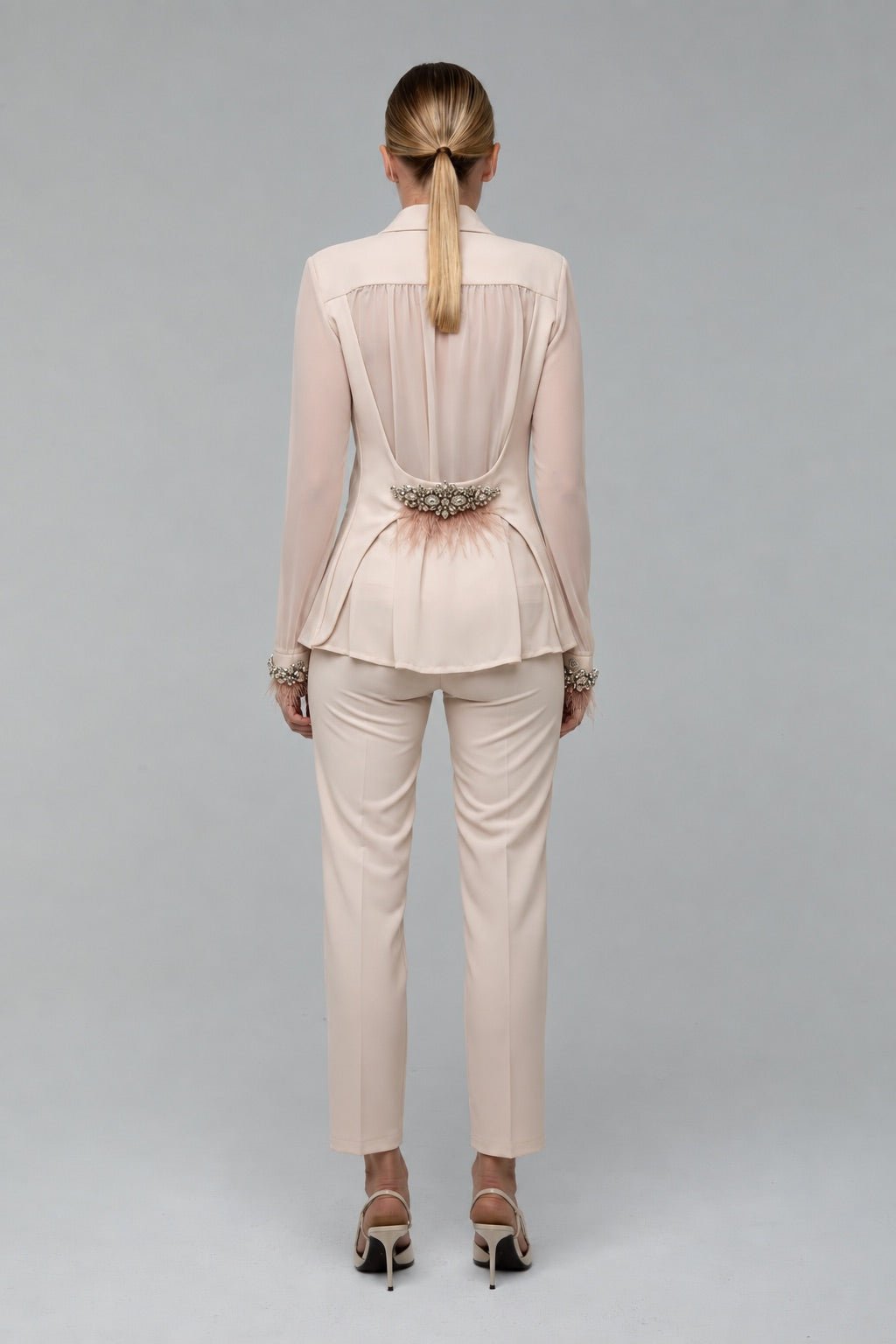 Tailleur Chiffon Beige - spazio ventidue