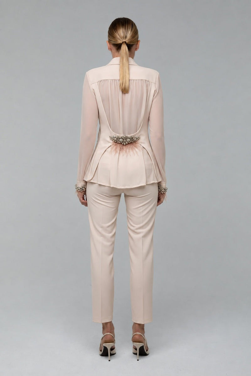 Tailleur Chiffon Beige - spazio ventidue