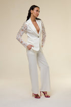 Tailleur Lace Bianco - 22 Spazio Boutique