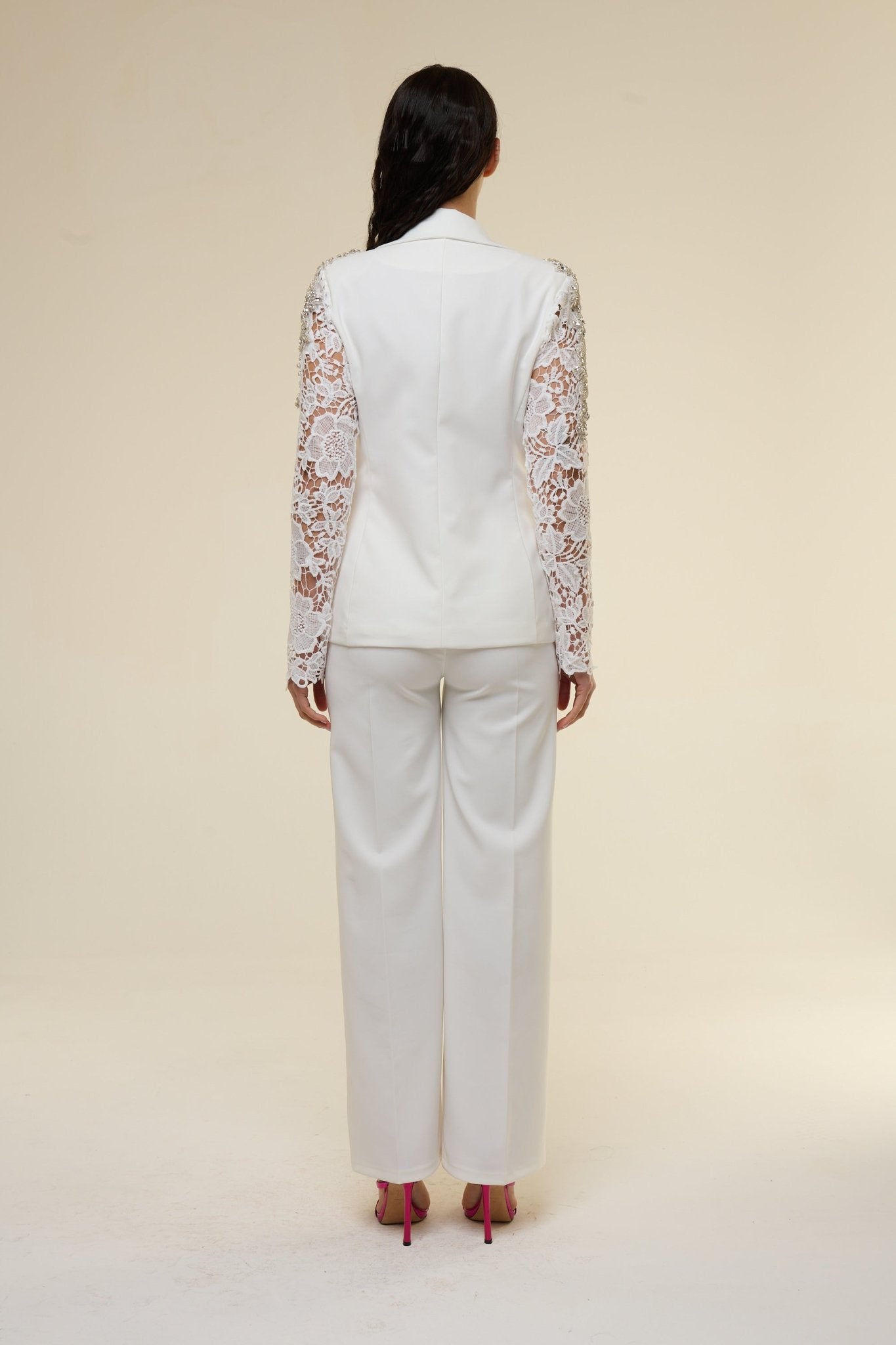 Tailleur Lace Bianco - 22 Spazio Boutique
