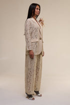 Tailleur Pizzo Flora Beige - 22 Spazio Boutique