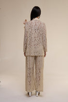 Tailleur Pizzo Flora Beige - 22 Spazio Boutique