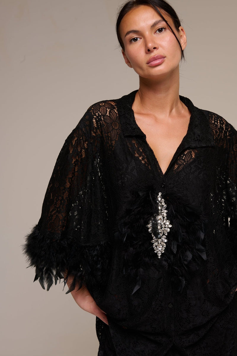 Completo Pizzo Jessica Nero - 22 Spazio Boutique