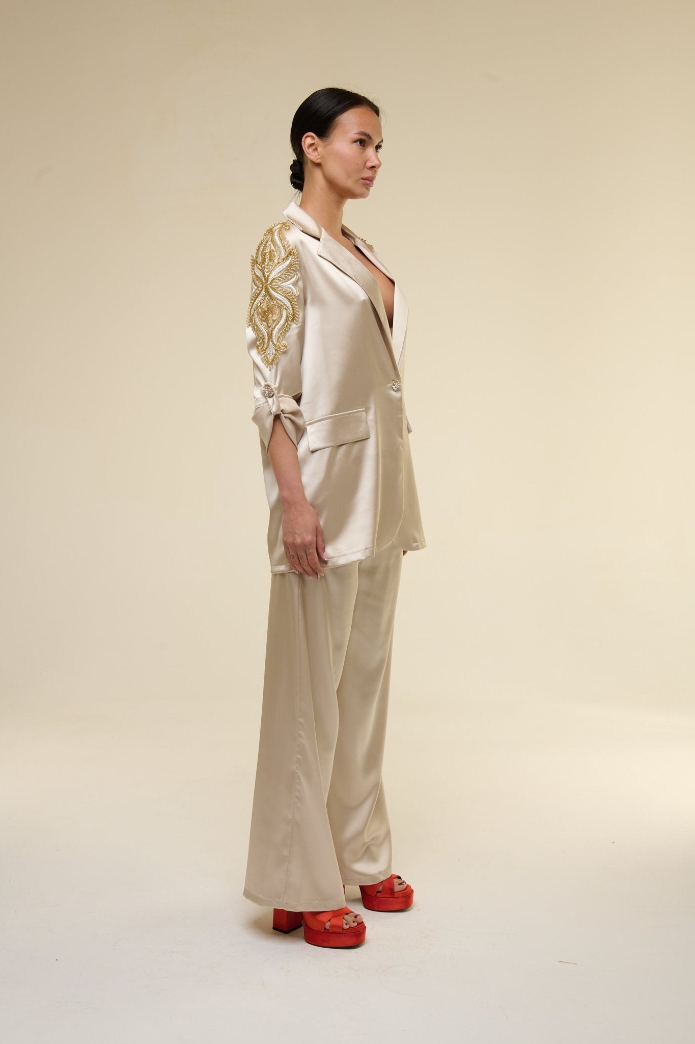 Tailleur Raso Golden - 22 Spazio Boutique
