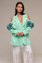 Tailleur Over Rose Verde - 22 Spazio Boutique