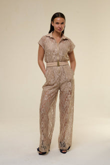 Tuta Pizzo Sandy Beige - 22 Spazio Boutique