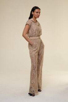 Tuta Pizzo Sandy Beige - 22 Spazio Boutique