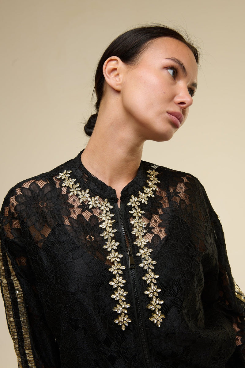 Tuta Pizzo Nero Kiara - 22 Spazio Boutique