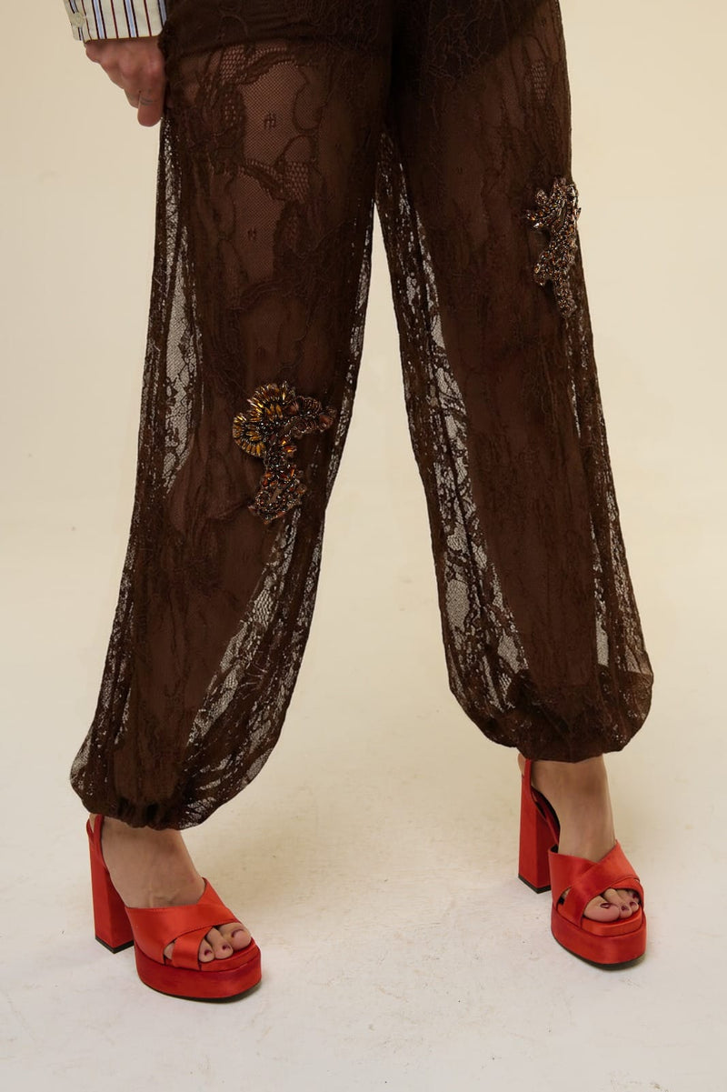 Pantalone Desy Marrone - 22 Spazio Boutique
