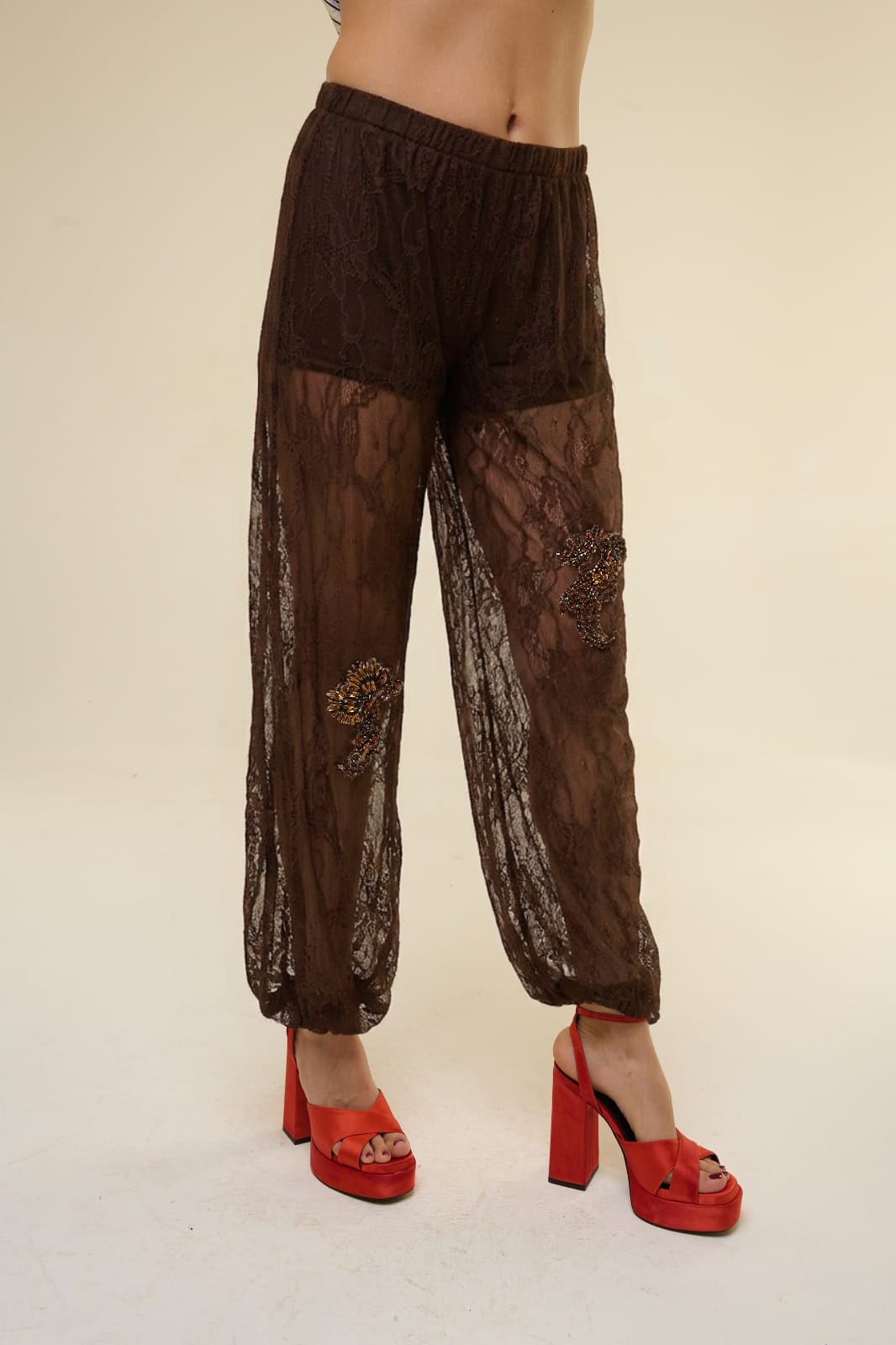 Pantalone Desy Marrone - 22 Spazio Boutique