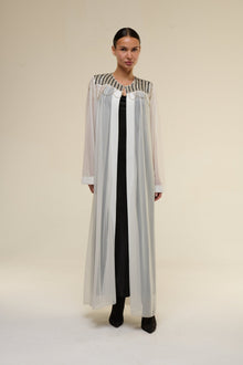 Caftano Nancy Bianco Black - 22 Spazio Boutique