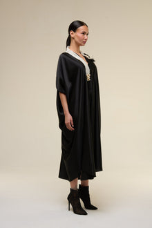 Caftano Gioiello Nero Perle - 22 Spazio Boutique