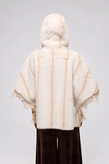 Cappa Pelliccia Beige Marysa - spazio ventidue