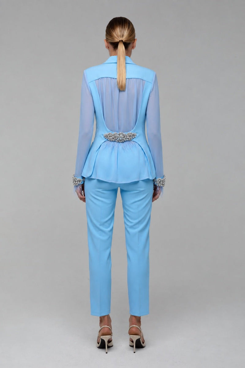 Tailleur Chiffon Azzurro - spazio ventidue