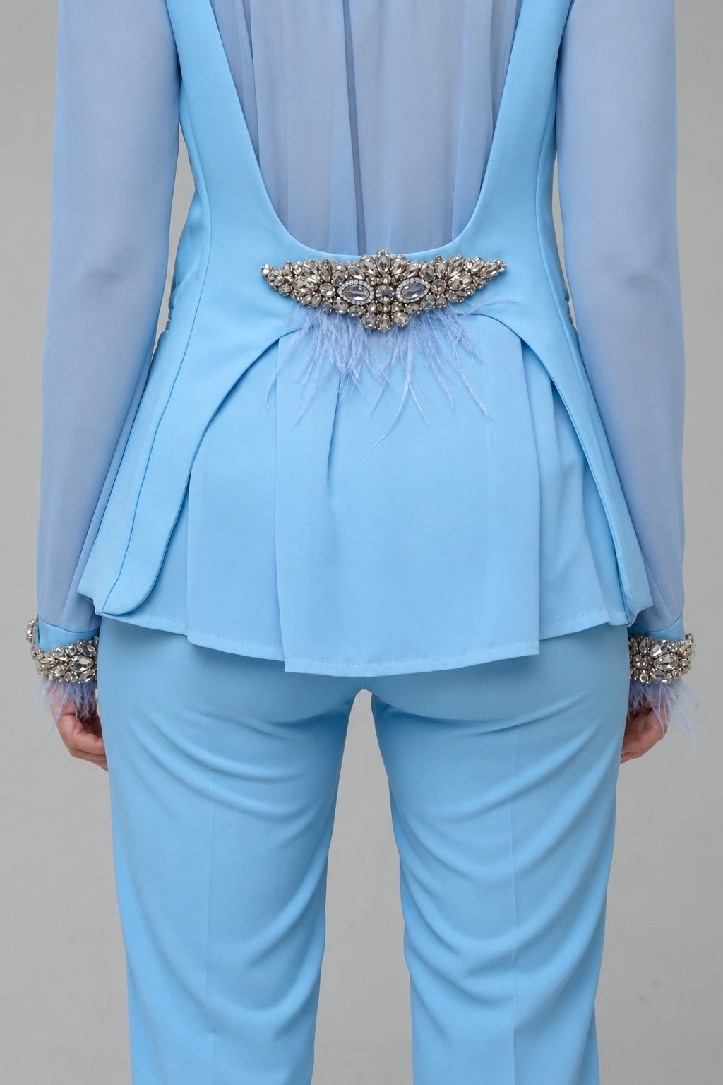 Tailleur Chiffon Azzurro - spazio ventidue