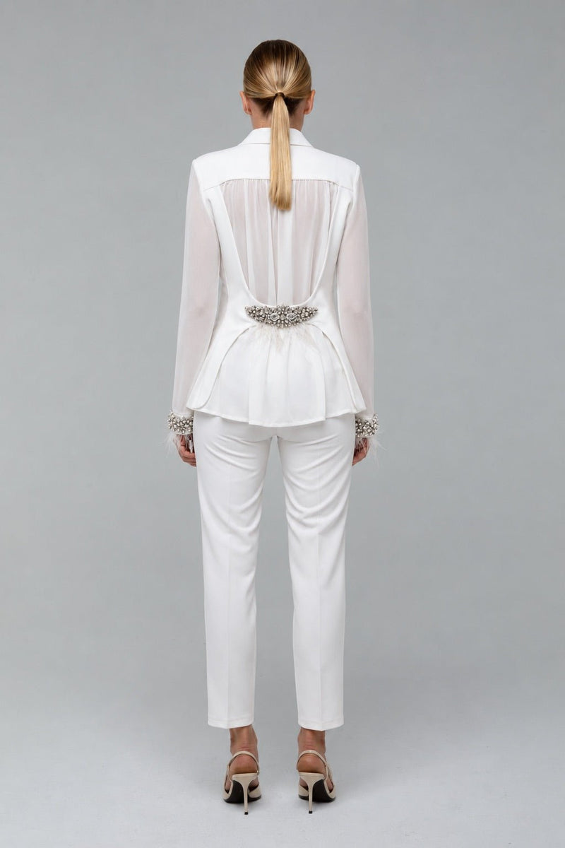 Tailleur Chiffon Bianco - spazio ventidue