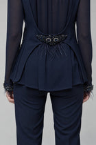Tailleur Chiffon Blu Navy - spazio ventidue