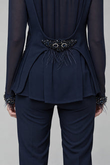 Tailleur Chiffon Blu Navy - spazio ventidue