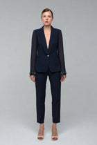 Tailleur Chiffon Blu Navy - spazio ventidue