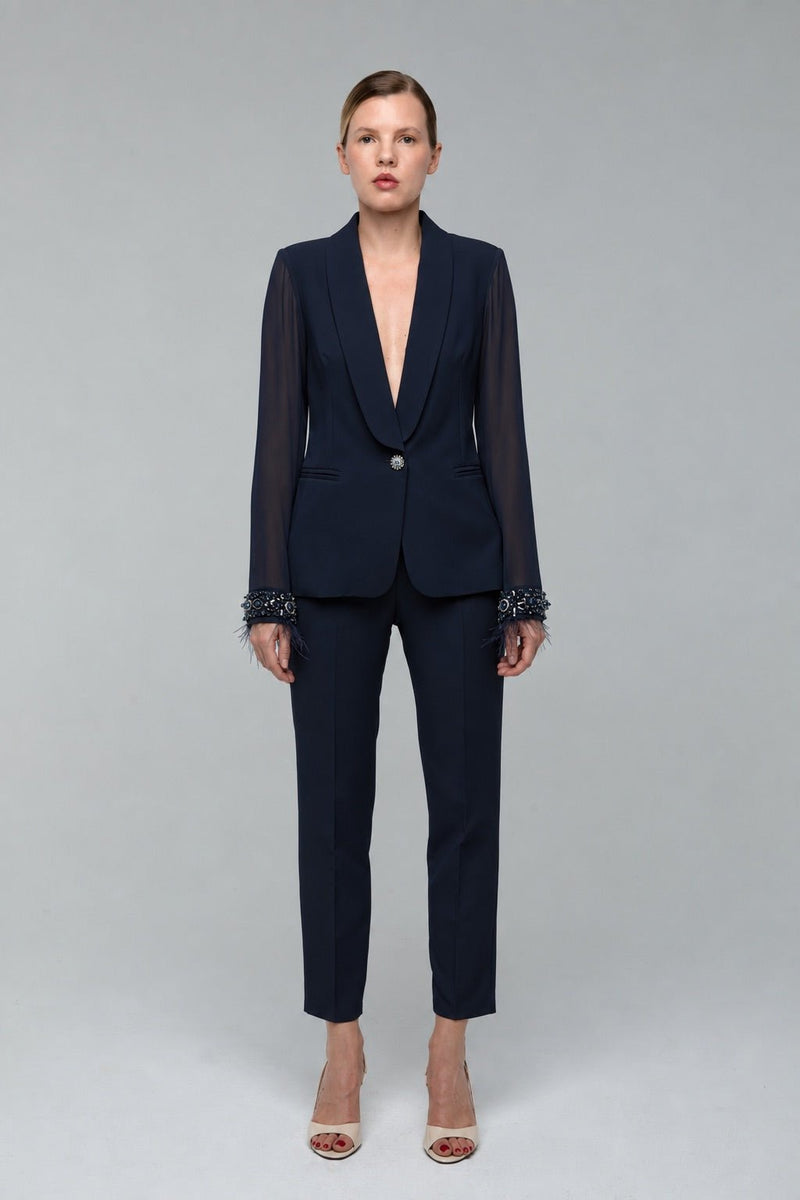 Tailleur Chiffon Blu Navy - spazio ventidue