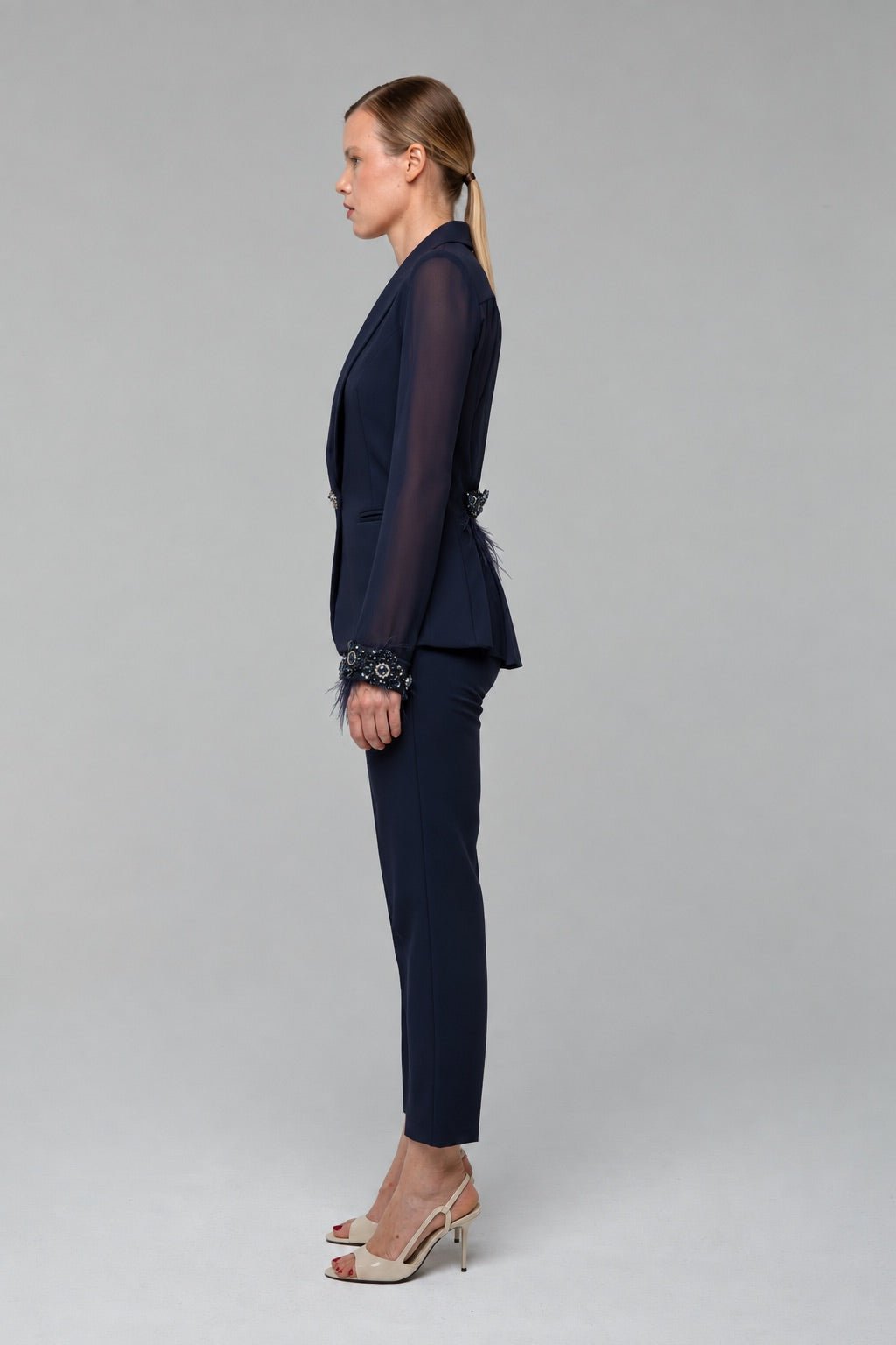 Tailleur Chiffon Blu Navy - spazio ventidue