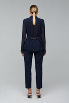 Tailleur Chiffon Blu Navy - spazio ventidue