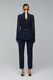 Tailleur Chiffon Blu Navy - spazio ventidue