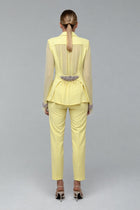 Tailleur Chiffon Giallo - spazio ventidue